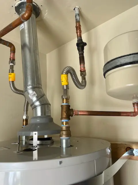 Water heater installation and plumbing repair in Forest Knoll